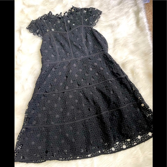 City Chic Dresses & Skirts - City Chic Black Crochet Dress 18W